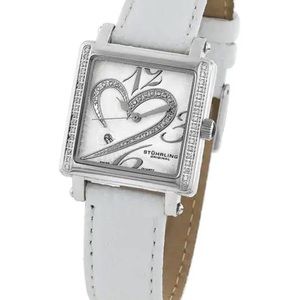 Stuhrling Diamond White Watch